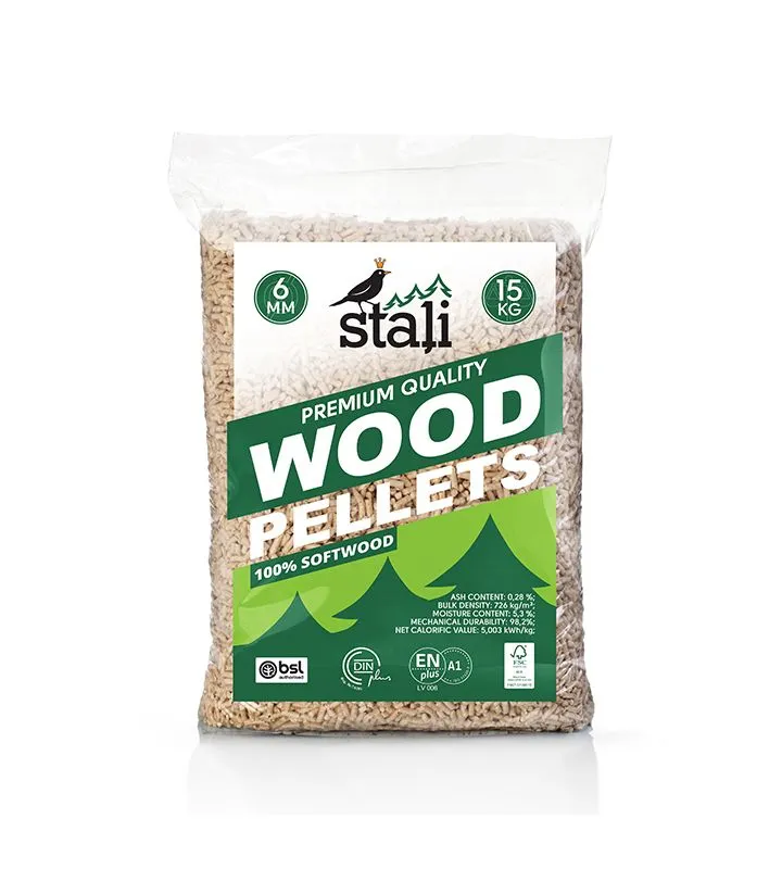 Staļi Premium | Träpellets 6mm